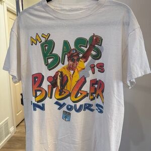Vintage My Bass Is Bigger 'N Yours T-Shirt - Men's Medium